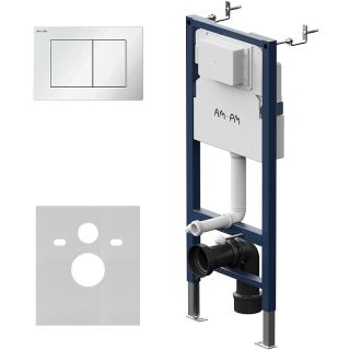 Инсталляция AM.PM Prime Fit I012709.0201 для унитаза с Белой глянцевой клавишей смыва